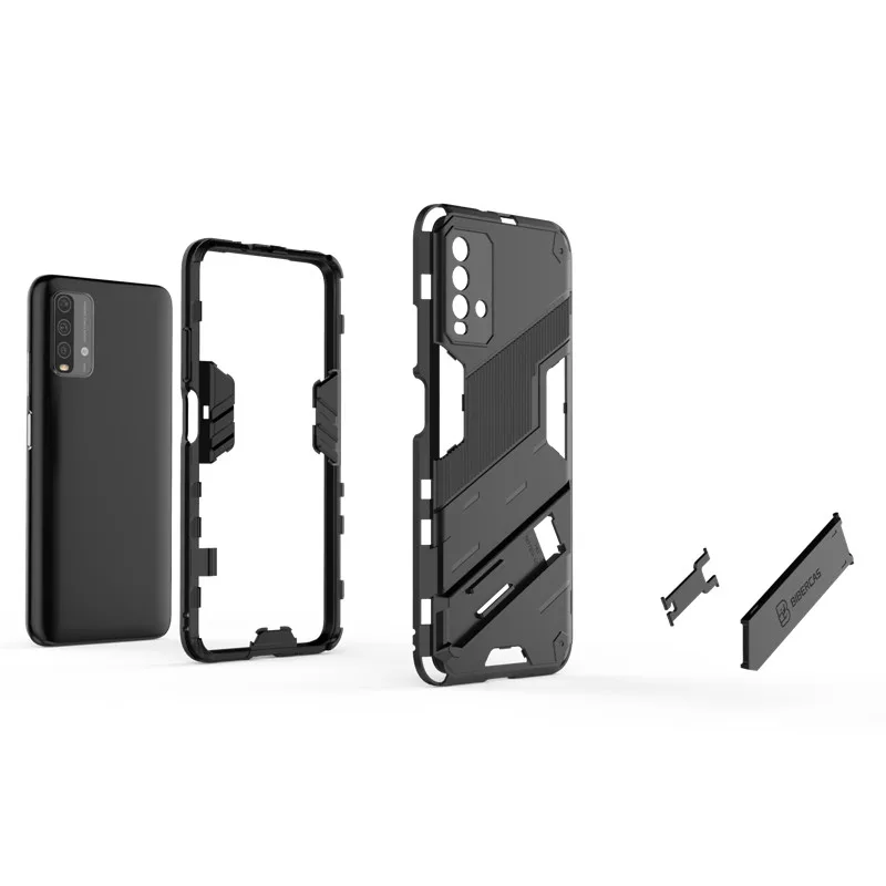 For Xiaomi Redmi 9T Case For Xiaomi Redmi 9T Cover Armor PC Shockproof Silicone TPU Protective Bumper For Redmi 9T