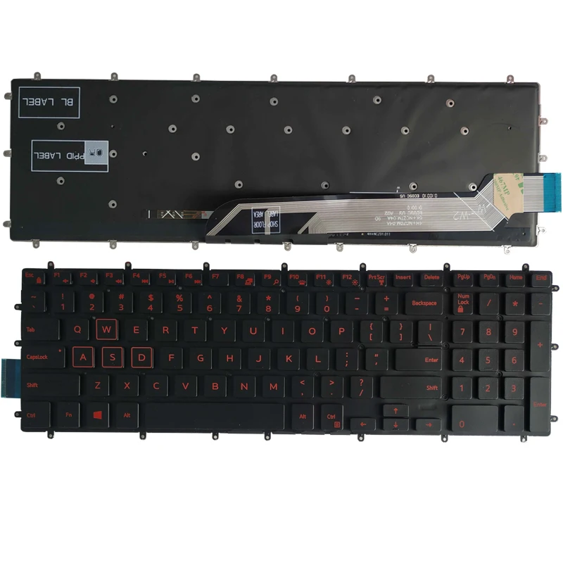 Новая клавиатура для ноутбука Dell Inspiron 5570 5575 5770 5775 3580 3581 3590 с подсветкой |