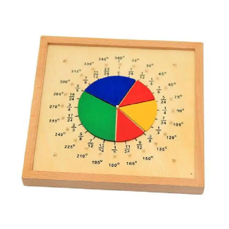 Детские игрушки круговая математика деление делений учебные пособия доска