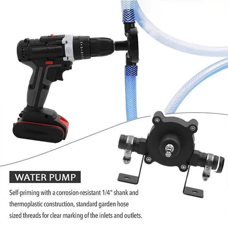 Насос для электродрели самовсасывающие переносные насосы масляной и жидкости