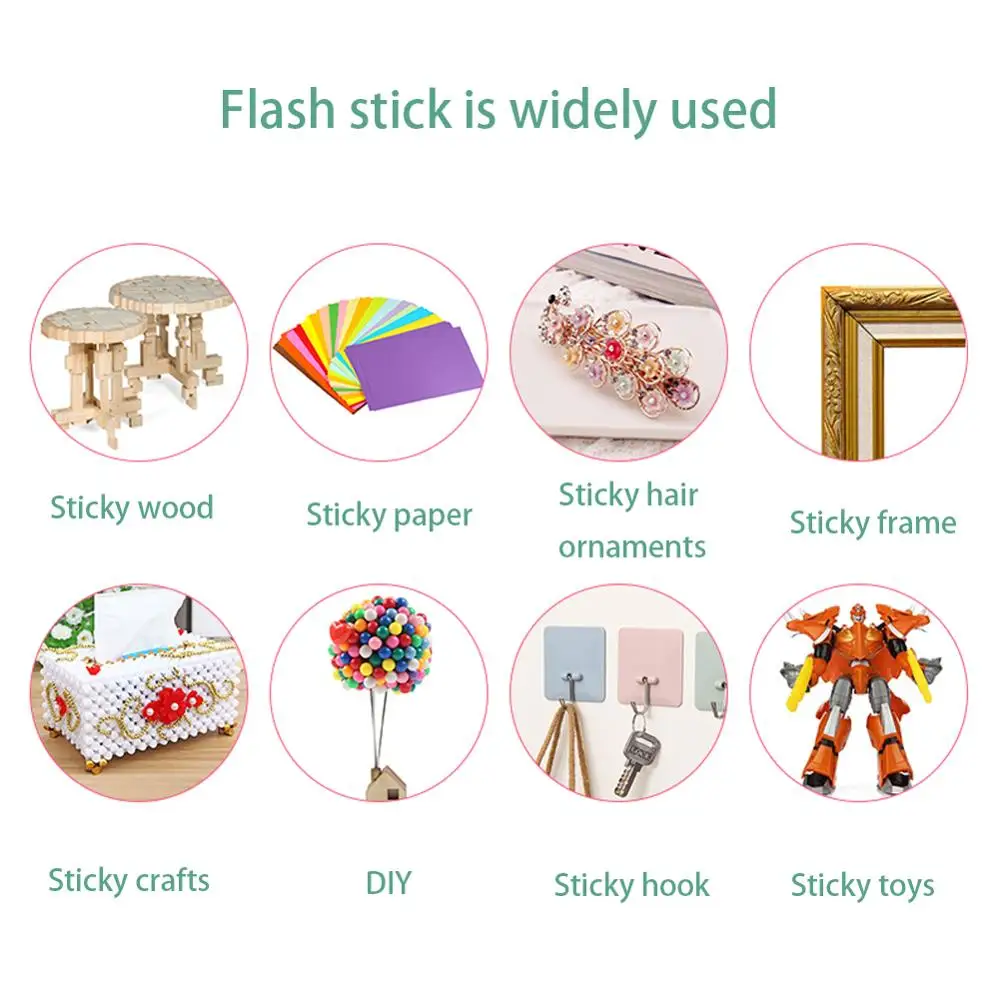 Цветные клеевые палочки 11 мм разные блестящие профессиональные для