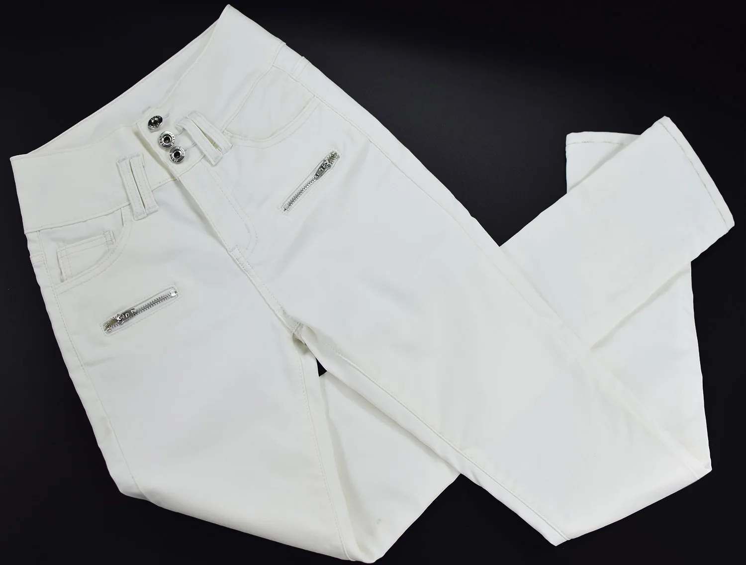 LOGAMI однотонные с высокой талией ПУ брюки женские сексуальные обтягивающие