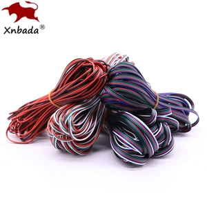 Проводной светодиодный кабель 2Pin3Pin4Pin5Pin6Pin 22AWG для светодиодных лент WS2812B WS2811 5050 2835 5730 1 м5 м10 м20 м50 м100 м
