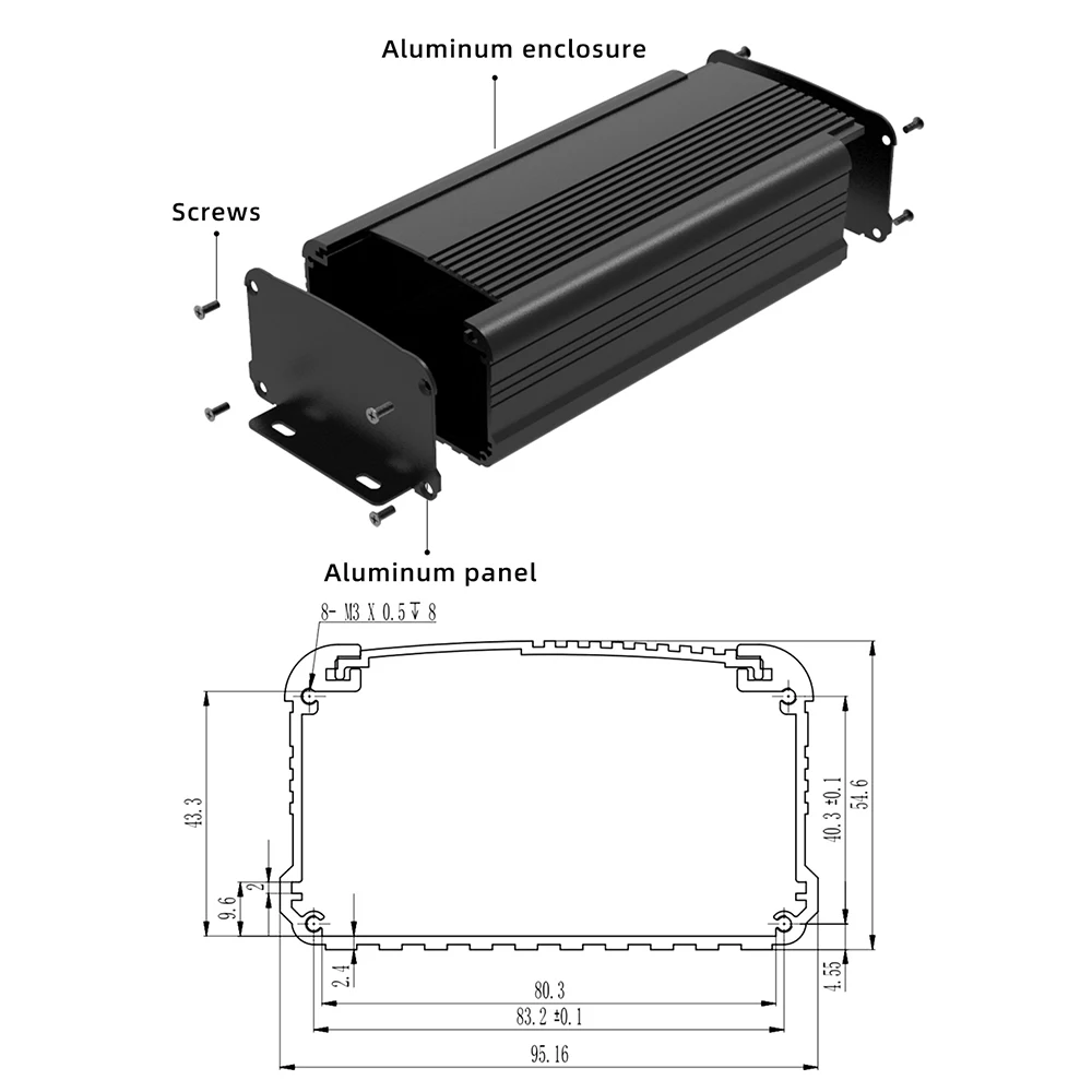Универсальный Электрический провод алюминиевый продукт коробка Ups батарея