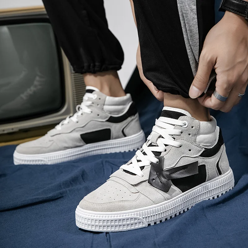 

Casual shoes for men High-top printed canvas shoes Joker simple Outdoor Shoes Popular Fashion Flats Shoes Men's Vulcanize Shoes