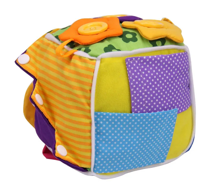 Детские развивающие игрушки 6 шт. животные ткань строительные блоки цифровые