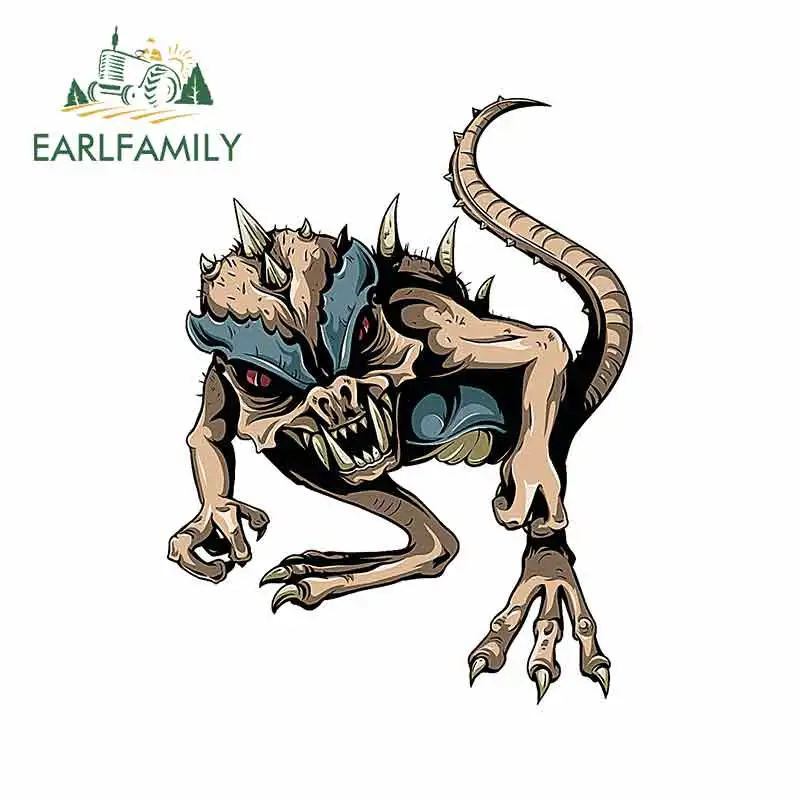 

EARLFAMILY 13 см x 9,9 см яркий монстр мультфильм автомобиль наклейки Винил JDM бампер багажник грузовик графика водонепроницаемый аниме Fine Decal