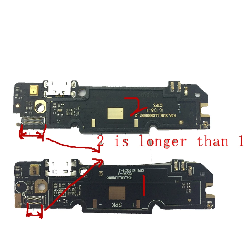 Для Hongmi Note3 USB штепсельная зарядная плата разъем зарядное устройство модуль для
