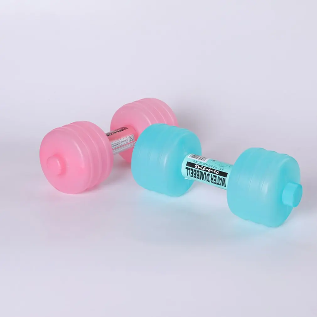 

Gemporteerde Plastic Water Gevulde Halters Voor Dames Fitness Apparatuur Afslanken Lichaam Vormgeven Halters