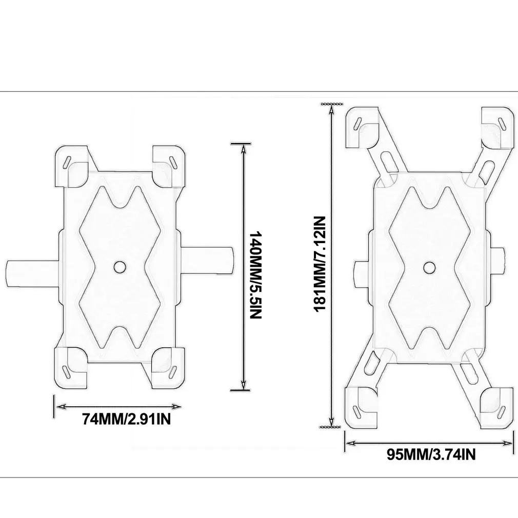 

Four Claw Bicycle Phone Holder Anti-dropping Motorcycle Adjustable Holder Outdoor Riding Equipment Phone Holder