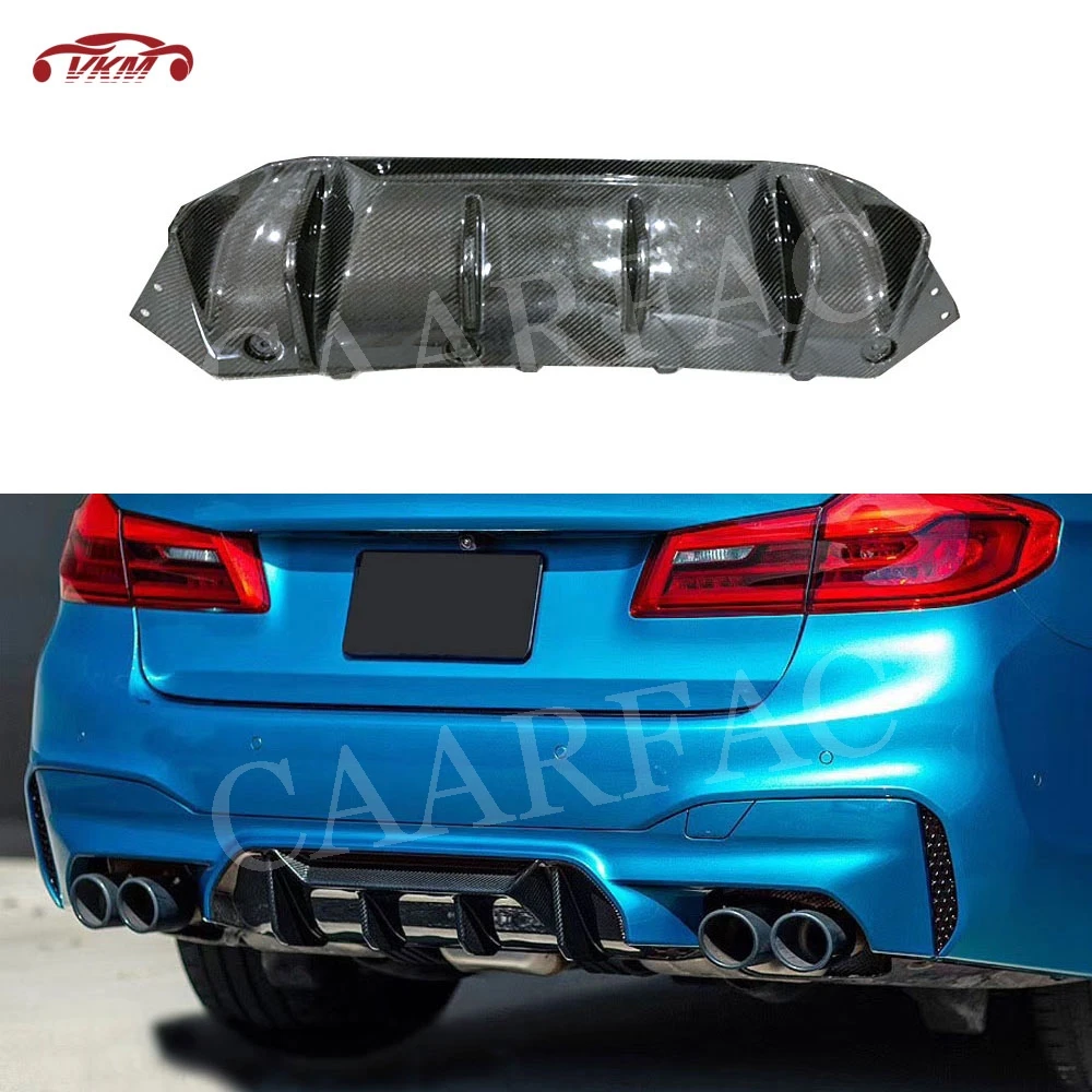 Задний спойлер диффузора для губ из углеродного волокна BMW 5 серии F90 M5 2017 2018 2019 FRP P