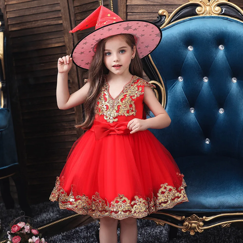Vestidos платье для девочек летнее Брендовое с низким вырезом на спине подростков