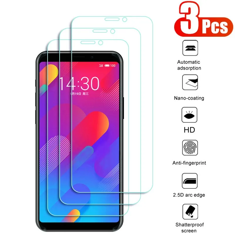 3 шт.! Защитное стекло 9H HD для Meizu 16 16T 16S 17 Pro Note 9 Защита экрана M6 M5 M3 M6S M5S M5C M6T |