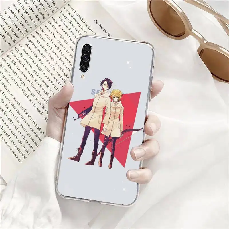 

anime Promised Neverland Phone Case Transparent for Samsung s9 s10 s20 Huawei honor P20 P30 P40 xiaomi note mi 8 9 pro lite plus