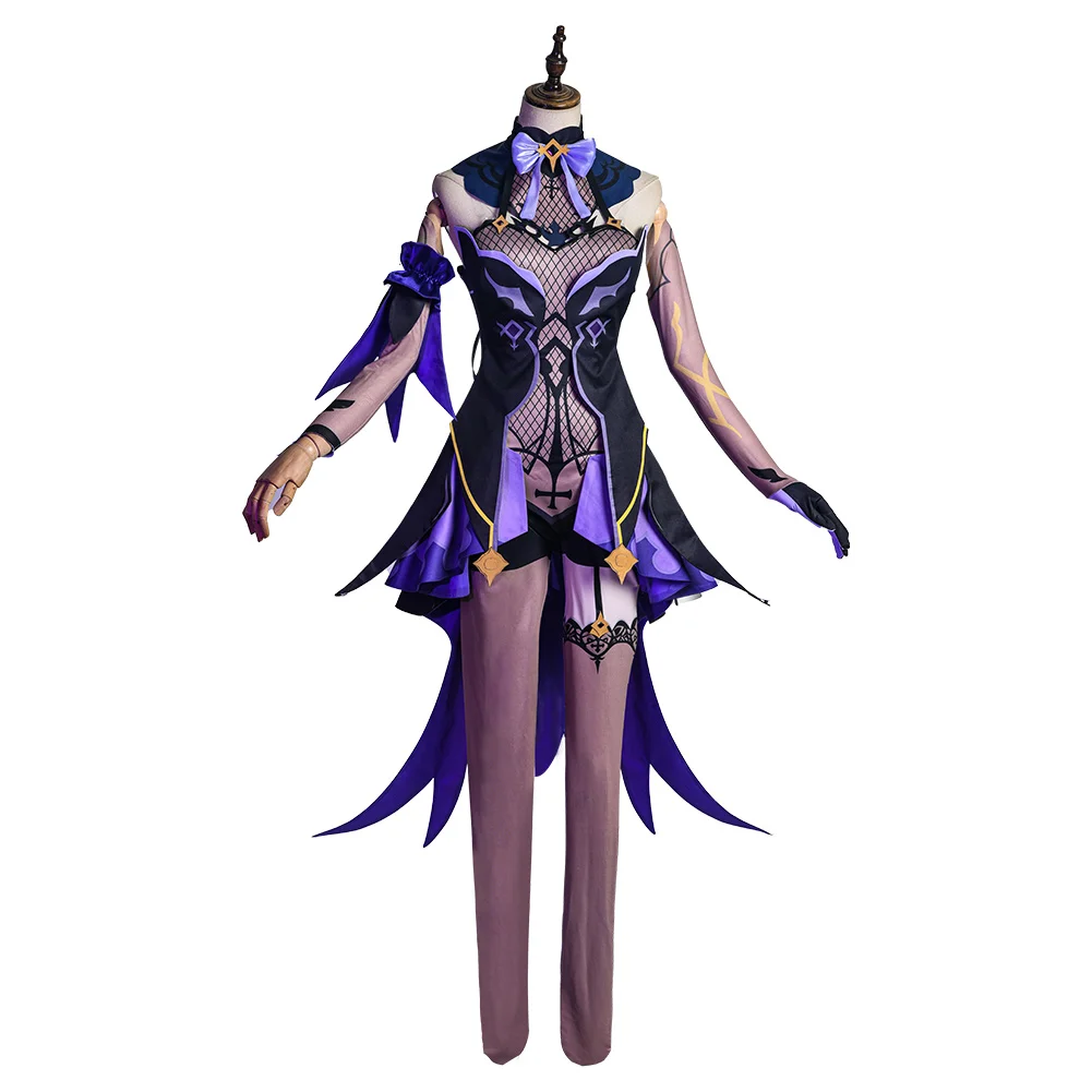 

Game Genshin Impact Fischl Cosplay Costume Outfits Halloween Carnival Costumes Women Girl Sexy Dress