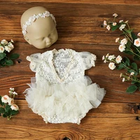 newborn photography props accessories set headbands lace outfits newborn props for photography baby photo shoot infant girl