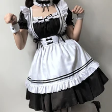 Costumes de demoiselle d'honneur Lolita pour filles et femmes, uniforme de Cosplay, tenue japonaise pour spectacle d'animation  (2)