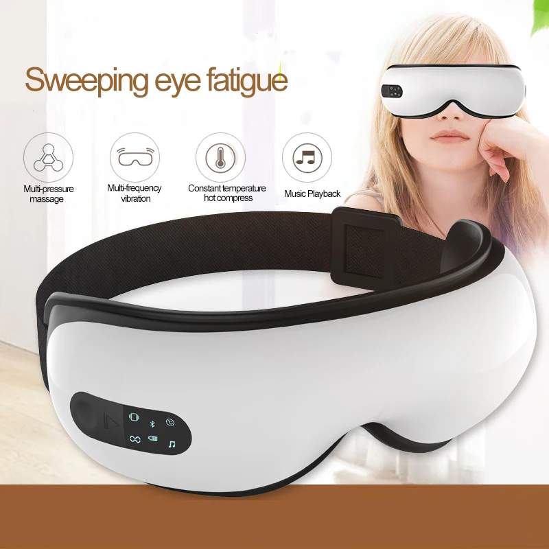 

Wireless Eye Massage Instrument Smart Charging Dredge Acupuncture Points Low Frequency Vibration Hot Compress Relax Eye Massager