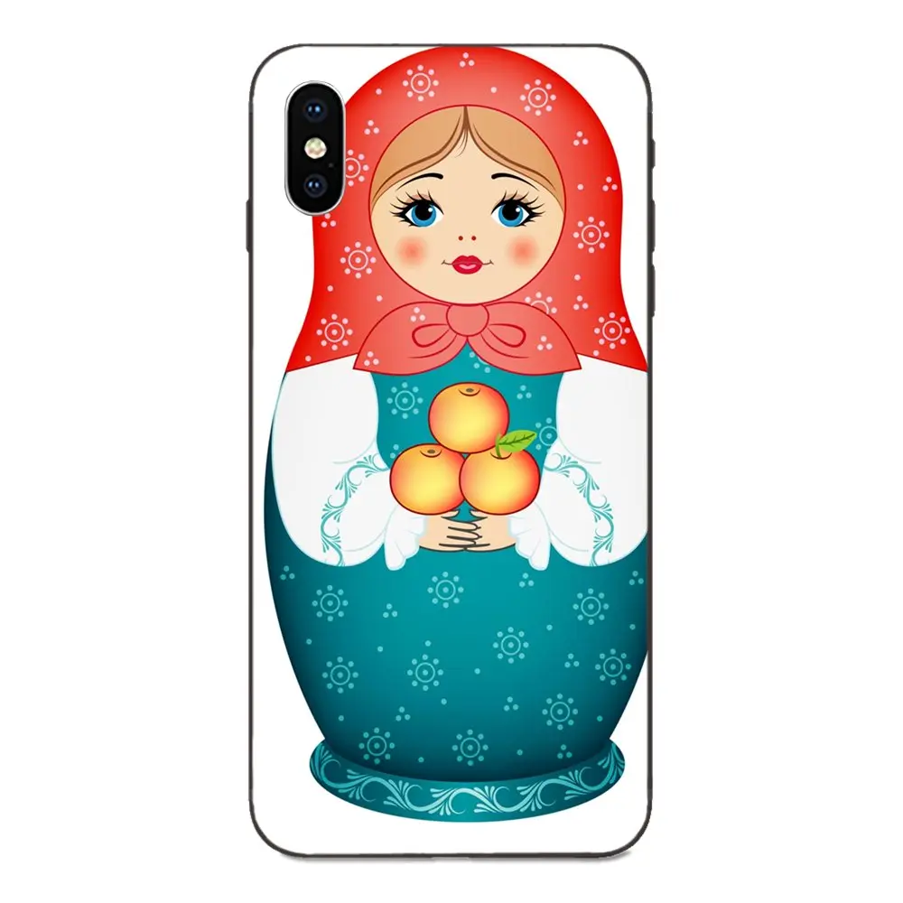 Стильный русские куклы Matryoshka мягкий чехол для мобильного телефона Galaxy A10S A20S A2 Core