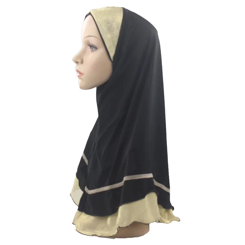 Женские Исламские мусульманские шарфы хиджаб шарф модные Лоскутные палантины