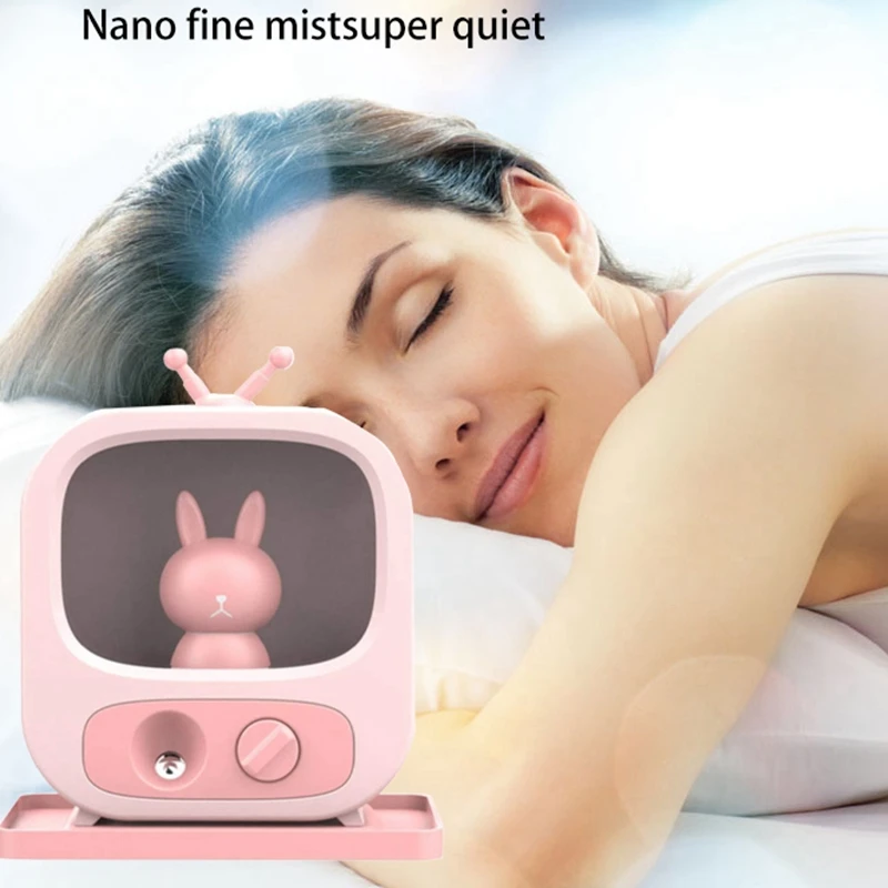 

Air Humidifier Mini Portable USB Cool Mist Humidifiers Night Light Purify Silent for Home Bedroom Office