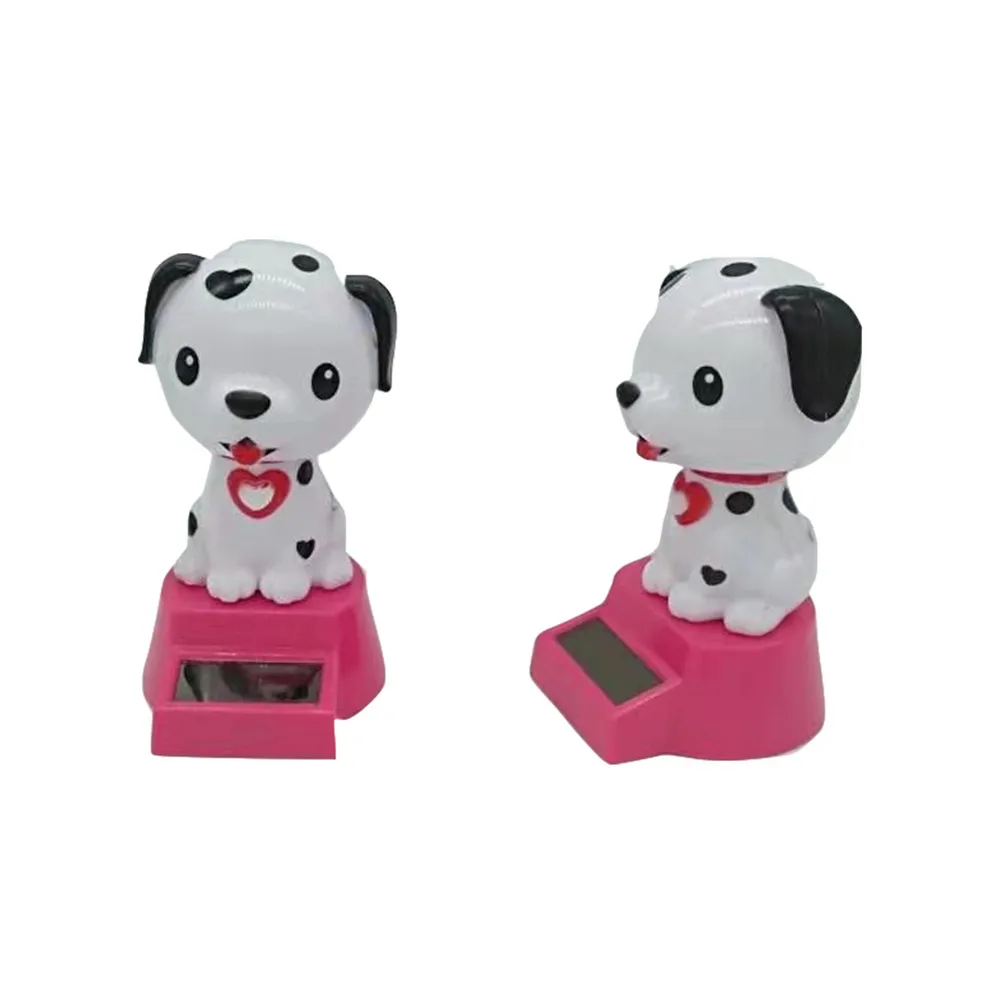 

2021 NEW Cute Solar Shaking Head Doll Swinging Dog Car Decoration Cartoon Car Doll Car Interior Kids Toys Gift