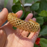 dubai bangles for women middle east gold bangles ethiopian saudi arabia mesh bracelets wedding jewelry african gifts