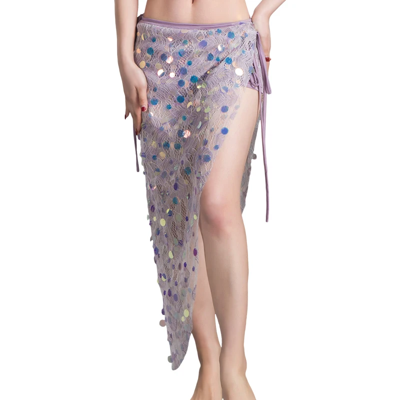 

New Belly Dance Long Skirt Women Dance Practice Hip Scarf Oriental Dance Costume Samba Carnival Performance Costumes DQL1454