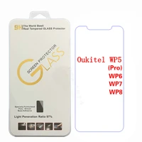 for oukitel wp5 wp8 pro wp6 wp7 wp7 wp9 tempered glass original 2 5d screen protector film for oukitel wp8 wp7 wp6 glass film