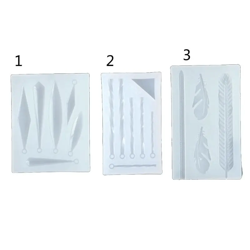 

Серьги-подвески в виде планки