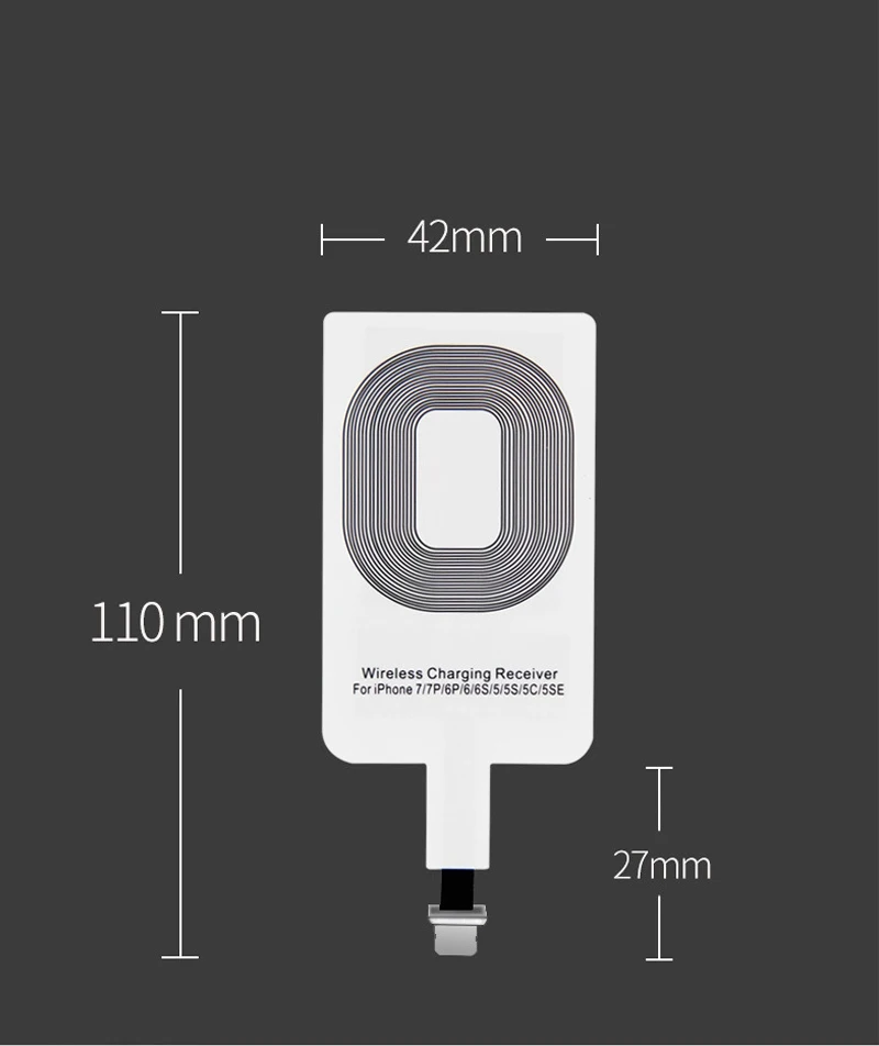 Qi Беспроводное зарядное устройство приемник USB беспроводной зарядный приемник для Android Micro usb type-C мобильный зарядный коврик патч