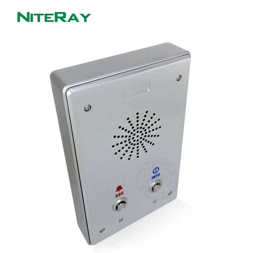 wired pbx ip doorphone sip intercom door phone with doorbell feature waterproof design for homeoffice free global shipping