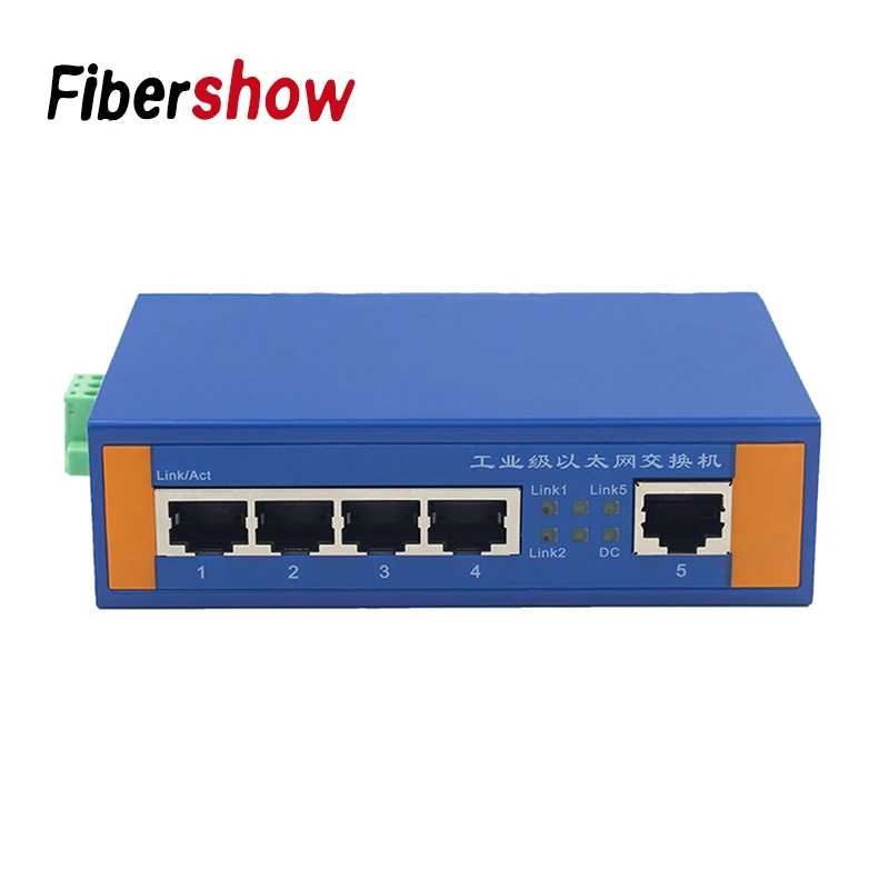 Промышленный сенсорный 5 Порты коммутатор для интернет сети 10/100 м сигнал