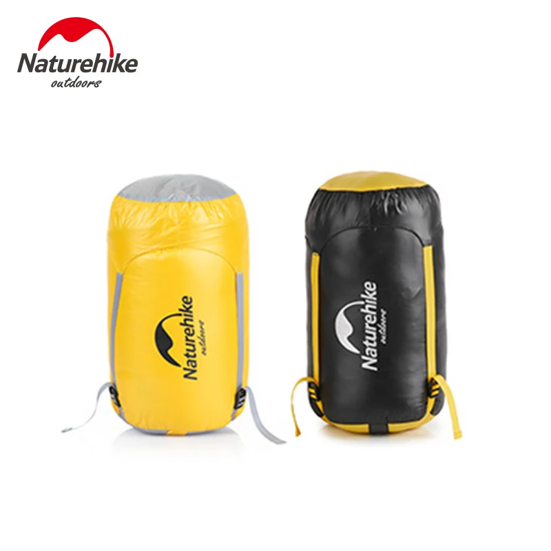 Компактный спальный мешок NatureHike с гусиным пухом и капюшоном ультралегкий для