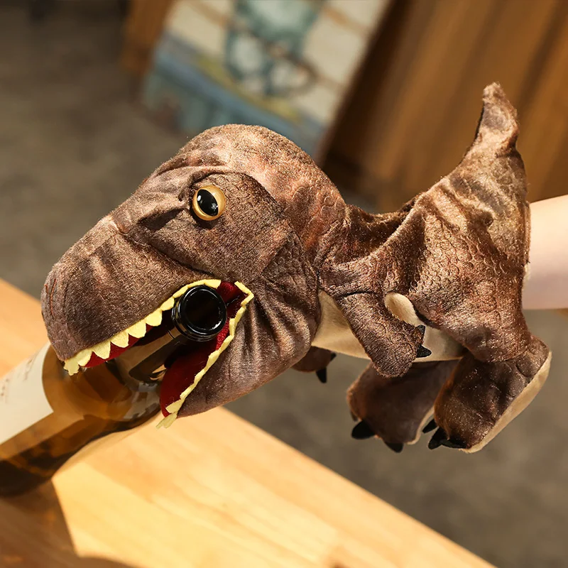 

Plush dinosaur puppets stuffed plush toys dragon Hand puppet