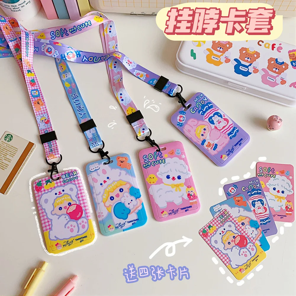 

Симпатичный защитный чехол для автобусной карты для школьной еды