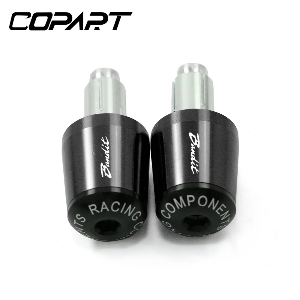 For SUZUKI Bandit 650S GSF 250 600 600S 650 650N 1200 1250 7/8&quot 22MM Motorcycle Handle Bar Hand Grips Handlebar End Cap |