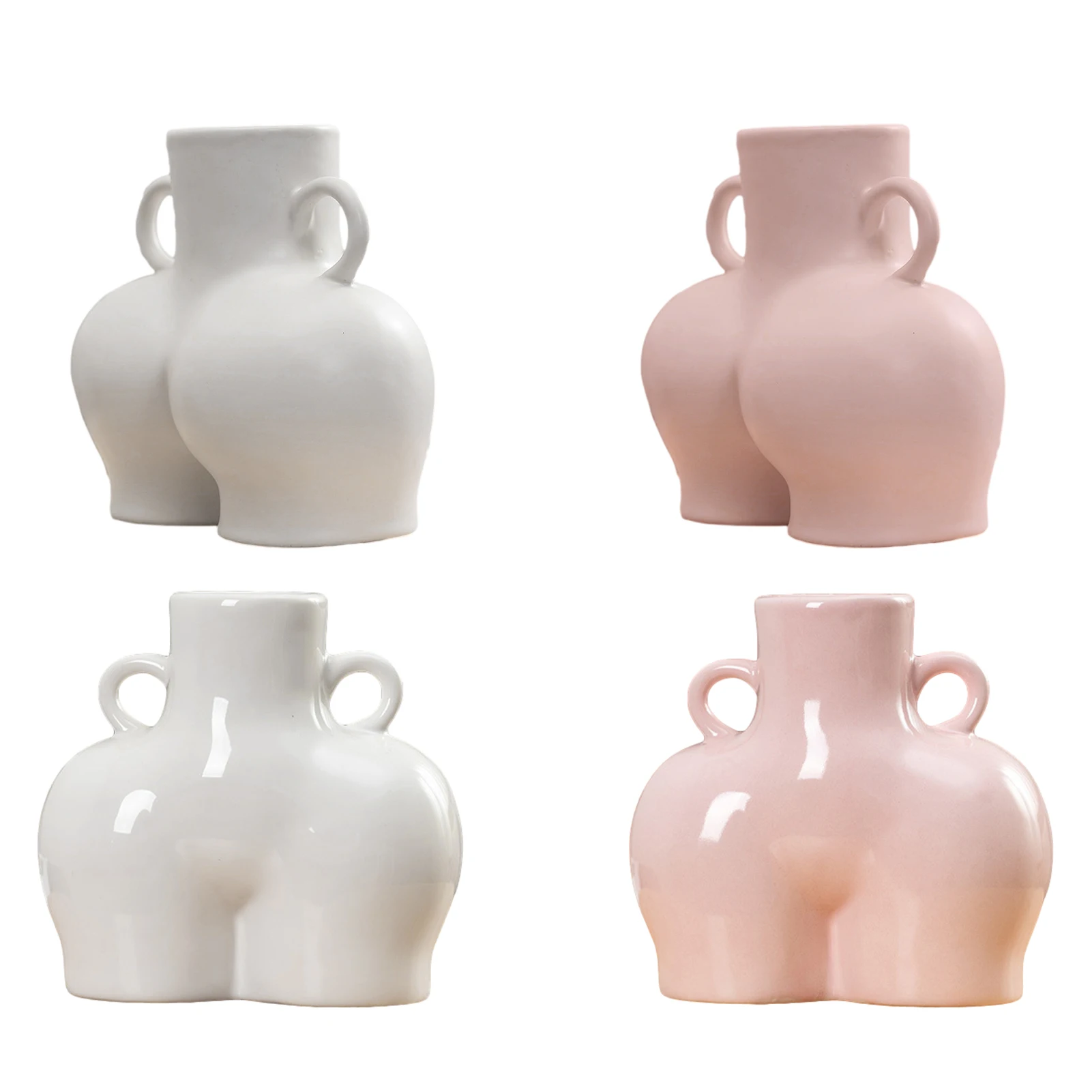 

Ваза для цветов, керамическая Минималистичная ваза для цветов без цветов