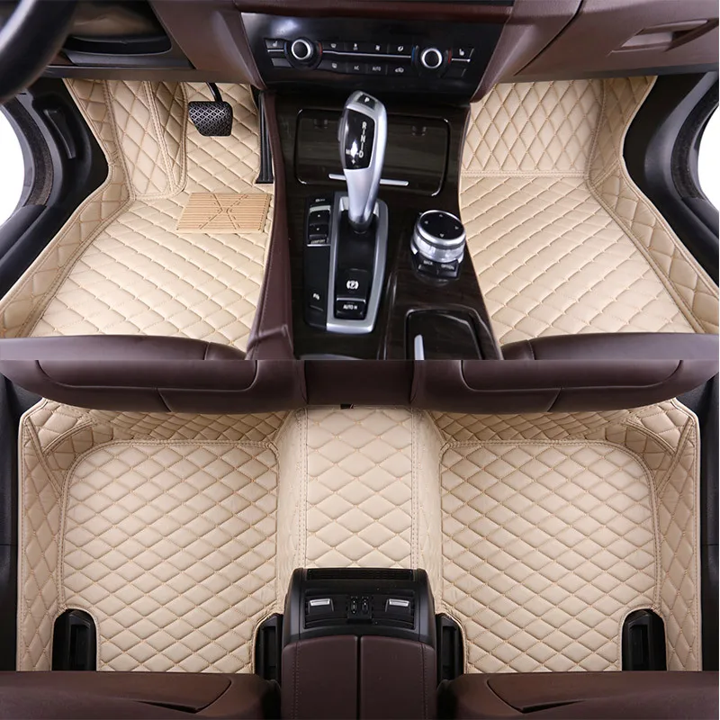 Кожаные автомобильные коврики для Land Rover Range Freelander 2 Discovery 3 Evoque Velar