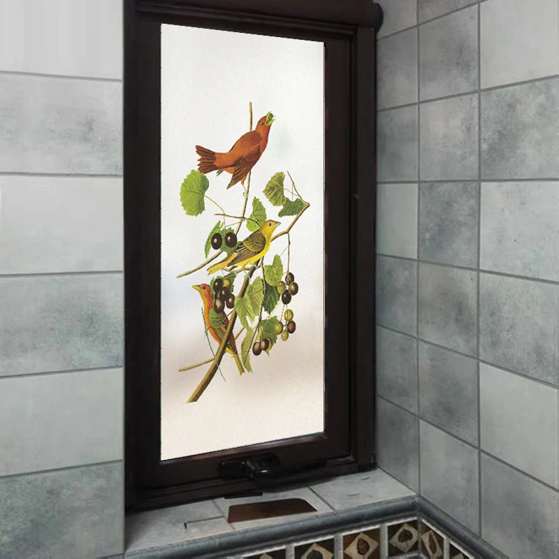 Электростатическая матовая фотопленка домашний декор дверные наклейки из