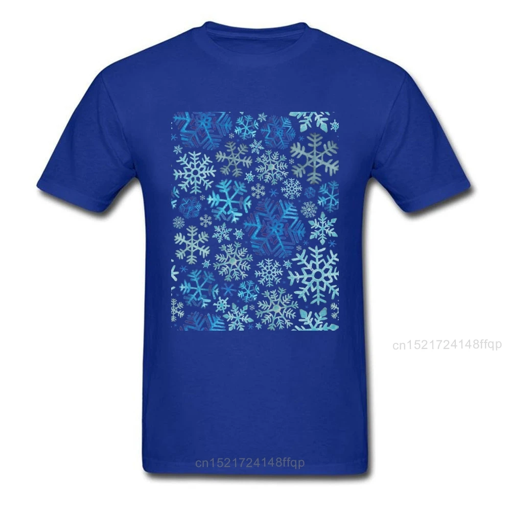 2018 мужские футболки топы со снежинками футболка с принтом летняя рождественский