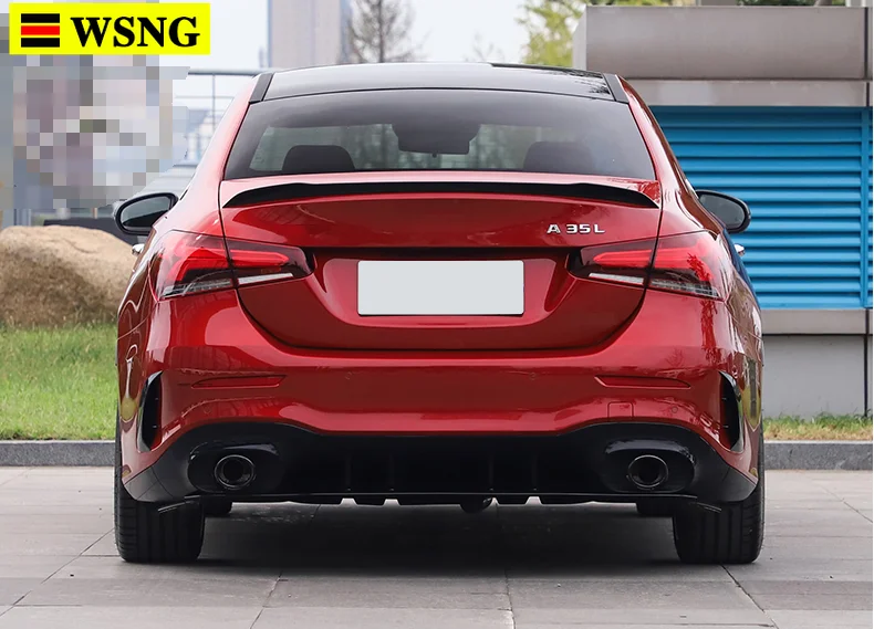 

2019 2020 For New Mercedes-Benz V177 W177 A Class A200L A200 A180 High Quality ABS Rear Trunk Lip Spoiler Wing Decoration