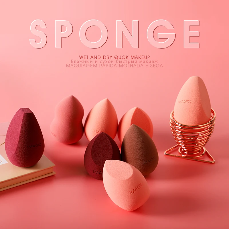 Косметическая губка для лица IMAGIC безупречной пудры гладкая мягкая косметическая