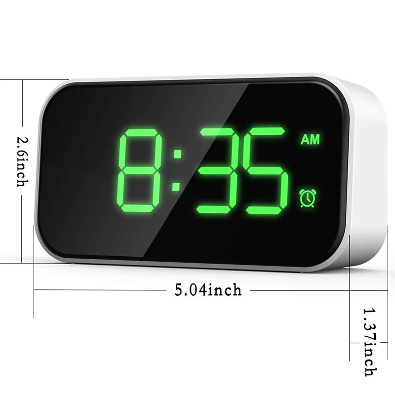 Светодиодный Будильник с простым управлением простое Повтор сигнала