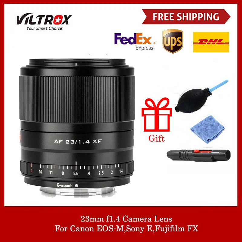 VILTROX 23 м F1.4 объектива с автофокусом объектив широкой диафрагмой и APS C для Sony E NEX Canon