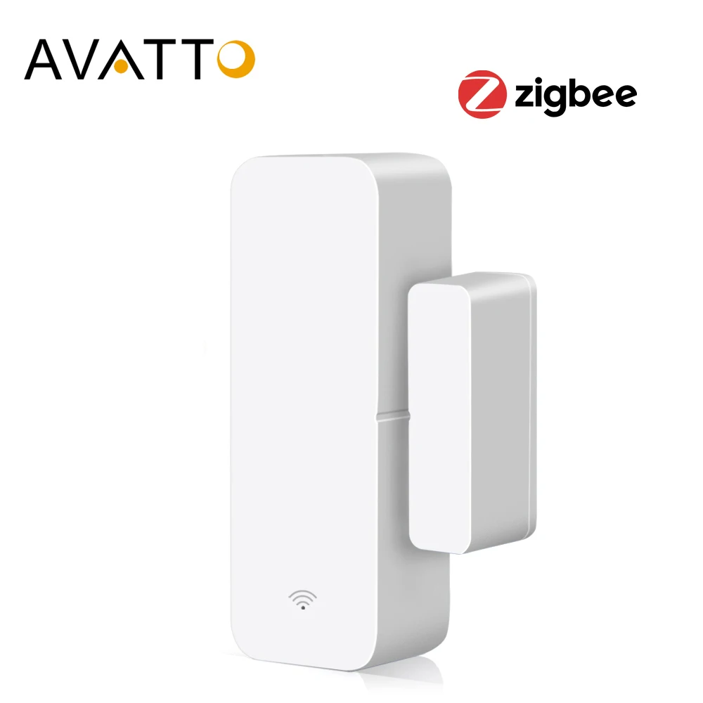 Датчик AVATTO Tuya Zigbee для дверей смарт детекторы открытия/закрытия окон умный дом