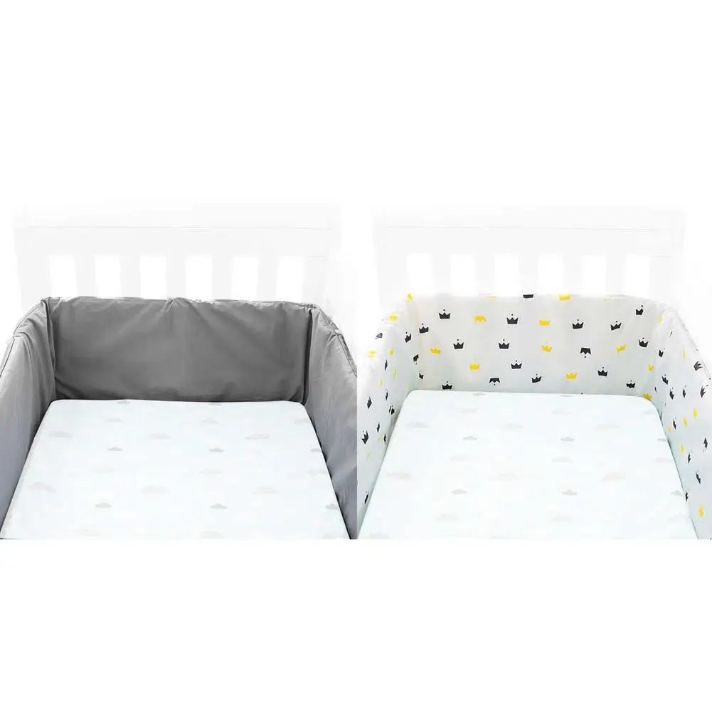 

Съемная сетчатая подкладка для кроватки для новорожденных, мягкая хлопковая подкладка