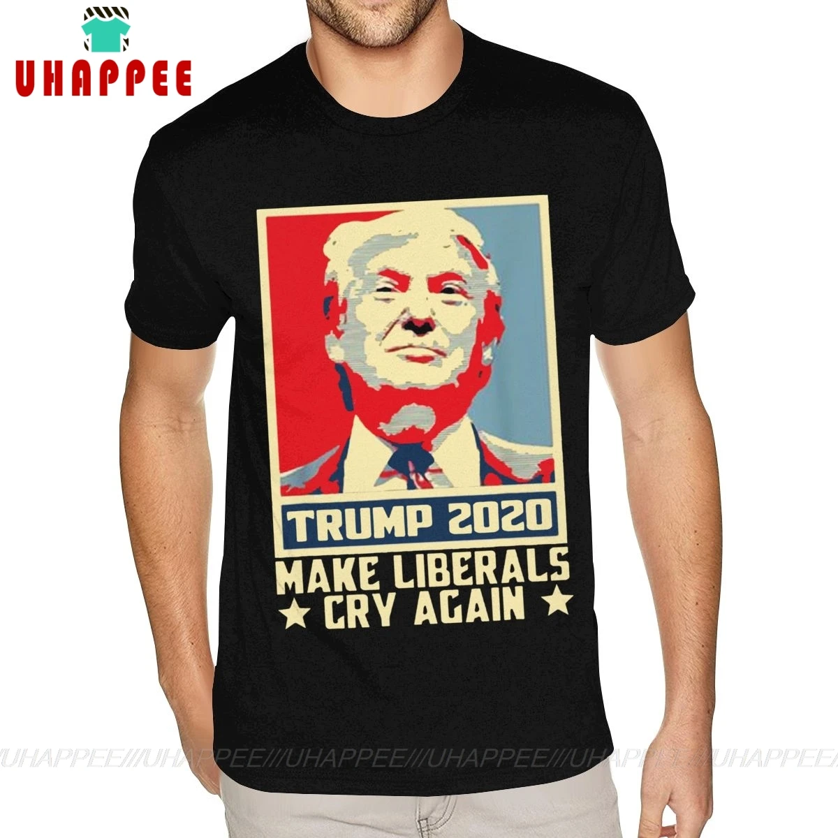 Make Your Own Футболка Дональд Трамп 2020 Графические футболки короткий рукав хлопок