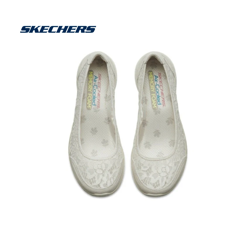 Женские Дышащие Лоферы Skechers повседневная обувь без шнуровки балетки женские
