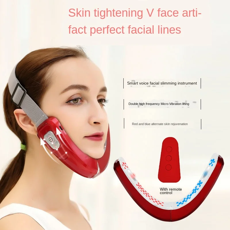 

Micro-Current Vibration Face Slimming Instrument Double Chin Face Massager Small V Face Facial Slimming Tool
